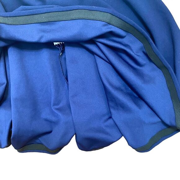 B. Darlin Fit and Flare Ivory Lace and Navy Dress - Picture 9 of 12